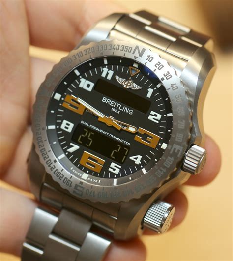 cost of breitling emergency watch|breitling watch with emergency beacon.